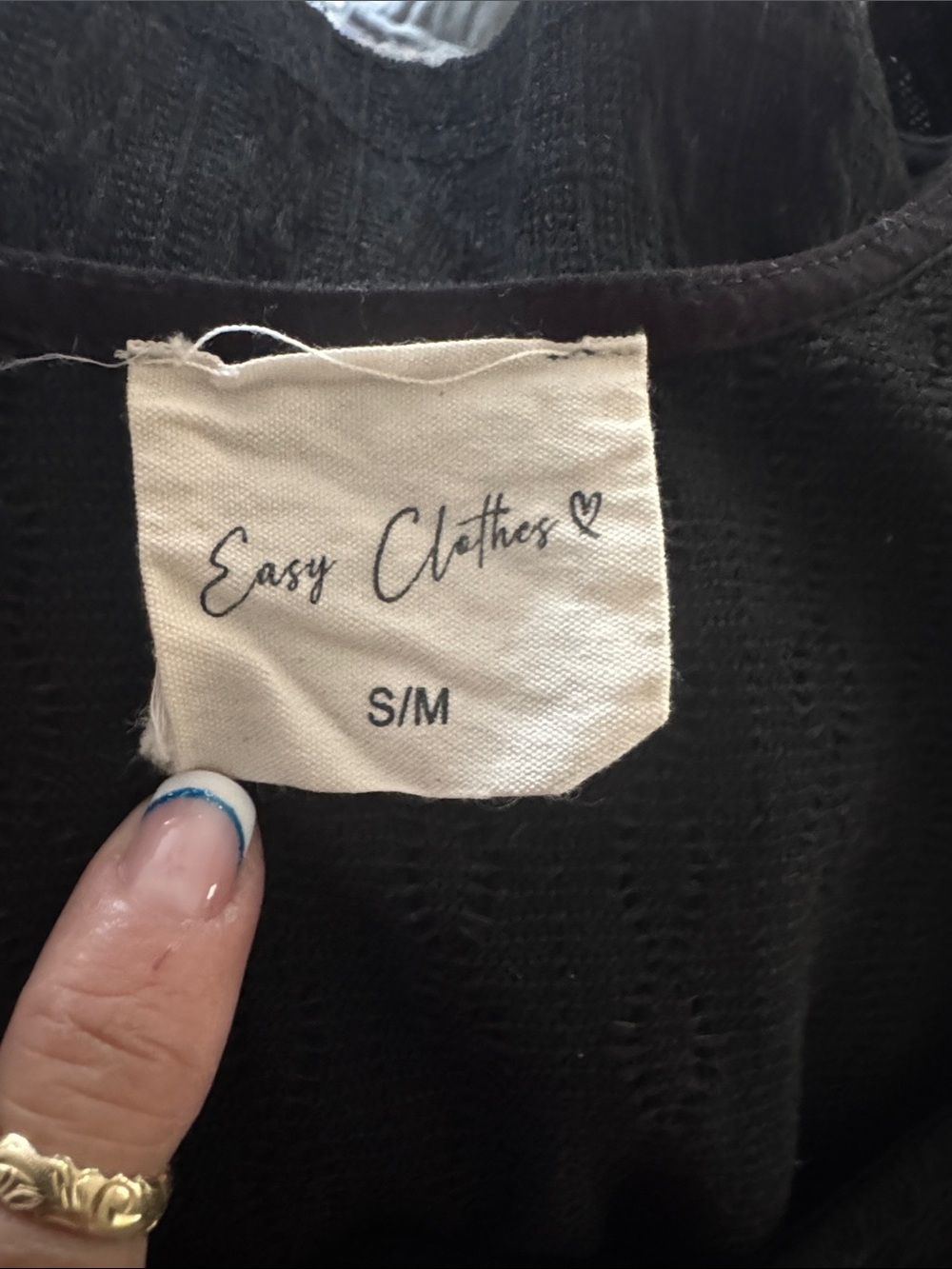 Black Ruffle-Strap Button-Front Tank Top - Picture 3 of 3